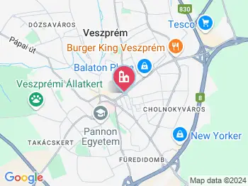 Veszprém környéke a térképen
