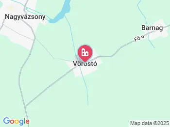 Vöröstó a térképen