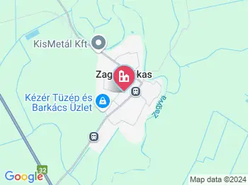 Zagyvarékas a térképen