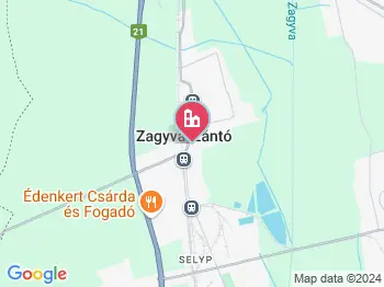 Zagyvaszántó a térképen