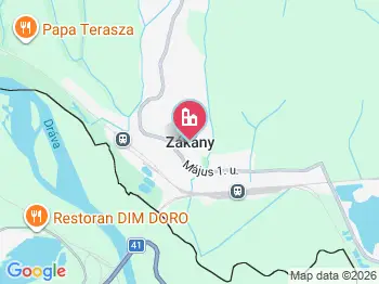 Zákány a térképen