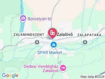 Zalalövő a térképen