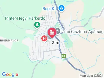 Zirc a térképen