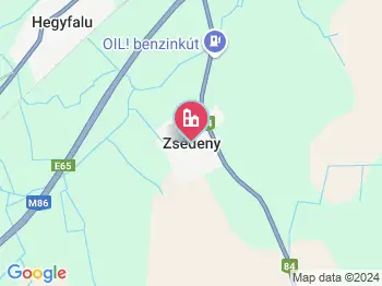 Zsédeny a térképen