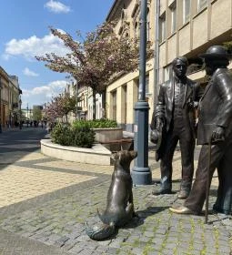 Ady Endre és Rippl-Rónai József találkozása szobor