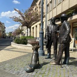 Ady Endre és Rippl-Rónai József találkozása szobor Kaposvár - Egyéb