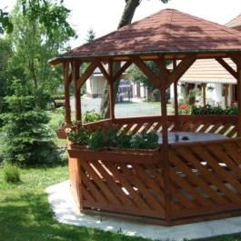 Ibolya Vendégház Kehidakustány - Medence/kert