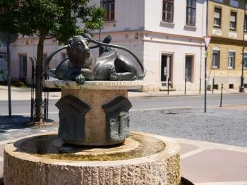 Oroszlános kút Kőszeg