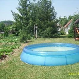 Rusztikus Apartmanház Látrány - Medence/kert