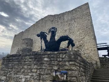 Ércnyelő-szobor Magyaregregy