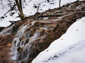 Sebesvíz mésztufa vízesés Miskolc