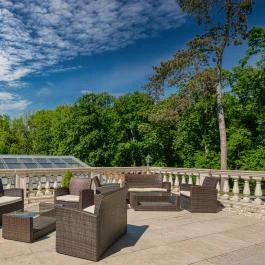 Főnix Wellness Resort Nógrádgárdony - Medence/kert