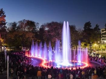 Sóstói zenélő szökőkút Nyíregyháza