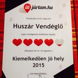 Huszár Vendéglő Örvényes - Egyéb