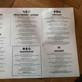 Babka, Budapest - Étlap/itallap