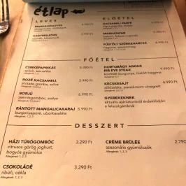 Hoppá Bistro, Budapest - Étel/ital