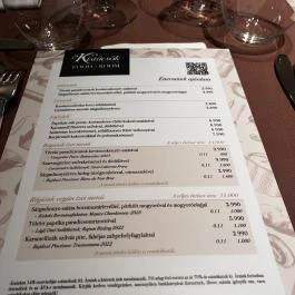 Kistücsök Étterem, Borpince & Vinotéka, Balatonszemes - Étlap/itallap
