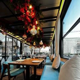 Türkiz Étterem, Budapest - Belső