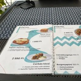 Vonyarc Marina Bisztro & Bár Vonyarcvashegy - Étlap/itallap