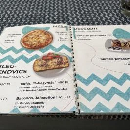 Vonyarc Marina Bisztro & Bár Vonyarcvashegy - Étlap/itallap