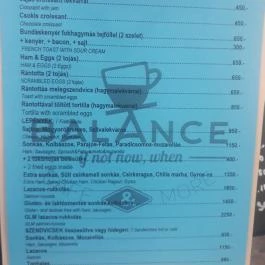 Balance Cafe & More Tata - Étlap/itallap