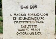 1848-as emlékmű Martfű