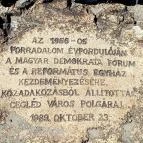1956-os emlékmű Cegléd - Külső kép