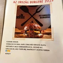 Beer & Burgers Restaurant, Szolnok - Étlap/itallap