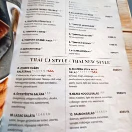 Buddha Original - Debrecen belváros, Debrecen - Étlap/itallap