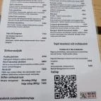 Butchers Kitchen - A Hentes Konyhája Budapest - Étlap/itallap