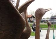 Daru szoborcsoport Hortobágy