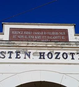 Diadalív Ferenc József & Erzsébet királyné látogatására