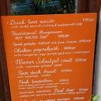 Fruska Bistro - Nádor utca Budapest - Étlap/itallap