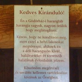 Gödörházi harangláb Magyarszombatfa - Egyéb