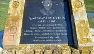 Gróf Szapáry Gyula emléktáblája, Tiszabura