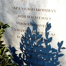 Hazáért 1914 - 1918, Verőce - Külső kép