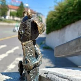 Kolodko: Mekk Elek miniszobor, Budapest - Külső kép