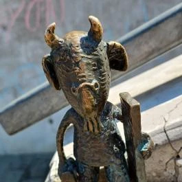 Kolodko: Mekk Elek miniszobor, Budapest - Külső kép