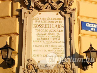 Kossuth toborzó emléktábla