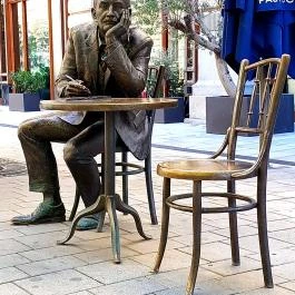 Krúdy Gyula szobra, Budapest - Külső kép