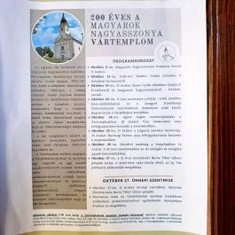 Magyarok Nagyasszonya plébániatemplom Szolnok - Egyéb
