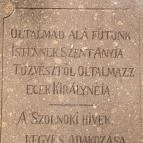 Mária-szobor Szolnok - Egyéb