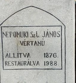 Nepomuki Szent János szobor