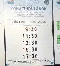 Pálházi kisvasút