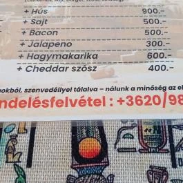 Piramis Grill House, Törökszentmiklós - Egyéb