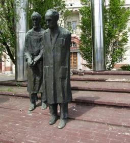 Professzorok szoborkompozíció