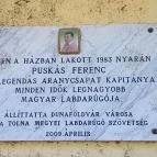 Puskás Ferenc-emléktábla Dunaföldvár - Egyéb