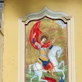 Szent György nagyvértanú szerb ortodox templom Budapest - Külső kép