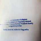 Szirmay-Waldbott Kastély Tolcsva - Belső