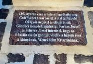 Wenckheim József Antal és lánya szobor Szabadkígyós